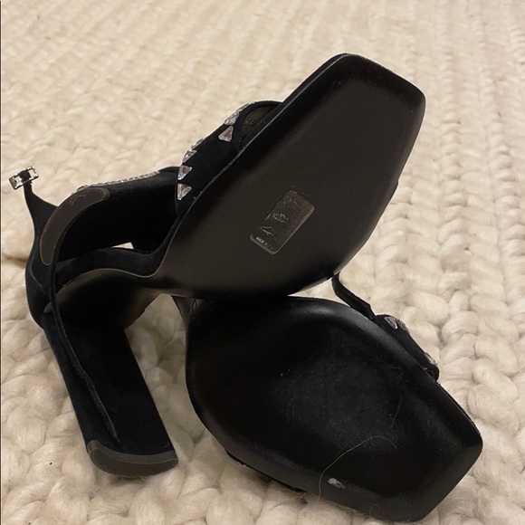Giuseppe Zanotti Rhinestone Black High Heels - Picture 6 of 9